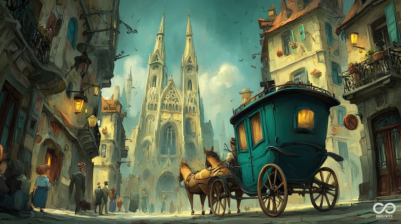 Vienna as an animated set · scene from Little Legends of Austria