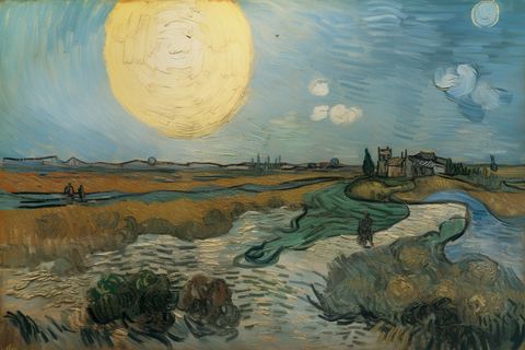 In the Style of Vincent Van Gogh