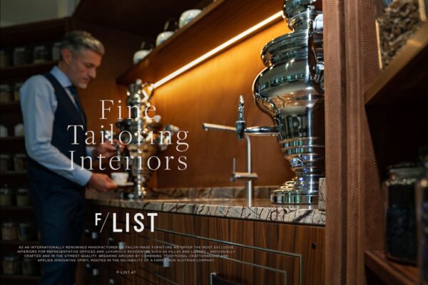 Haute Couture Interior Design commercial campaign for F-List