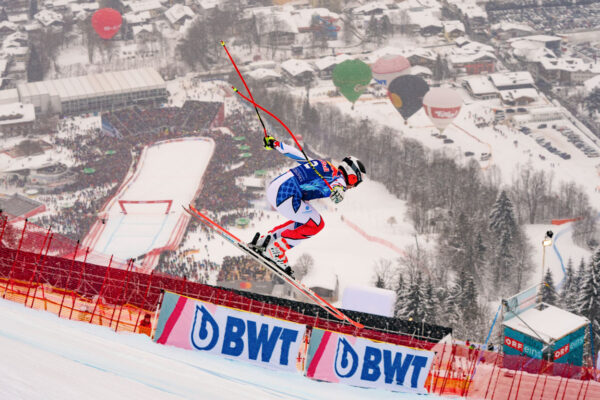 Hahnenkamm Skirennen in Kitzbühel