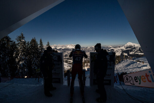 Hahnenkamm Skirennen in Kitzbühel