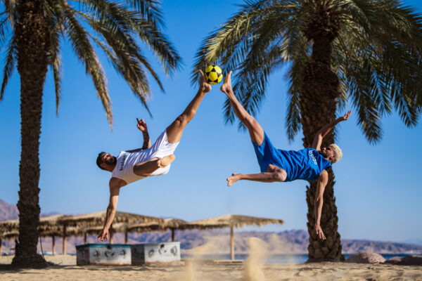 Footvolley foto & video shooting in Eilat/Israel.